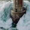 La Jument フランスのブルターニュにある波に襲われる灯台 | Earth